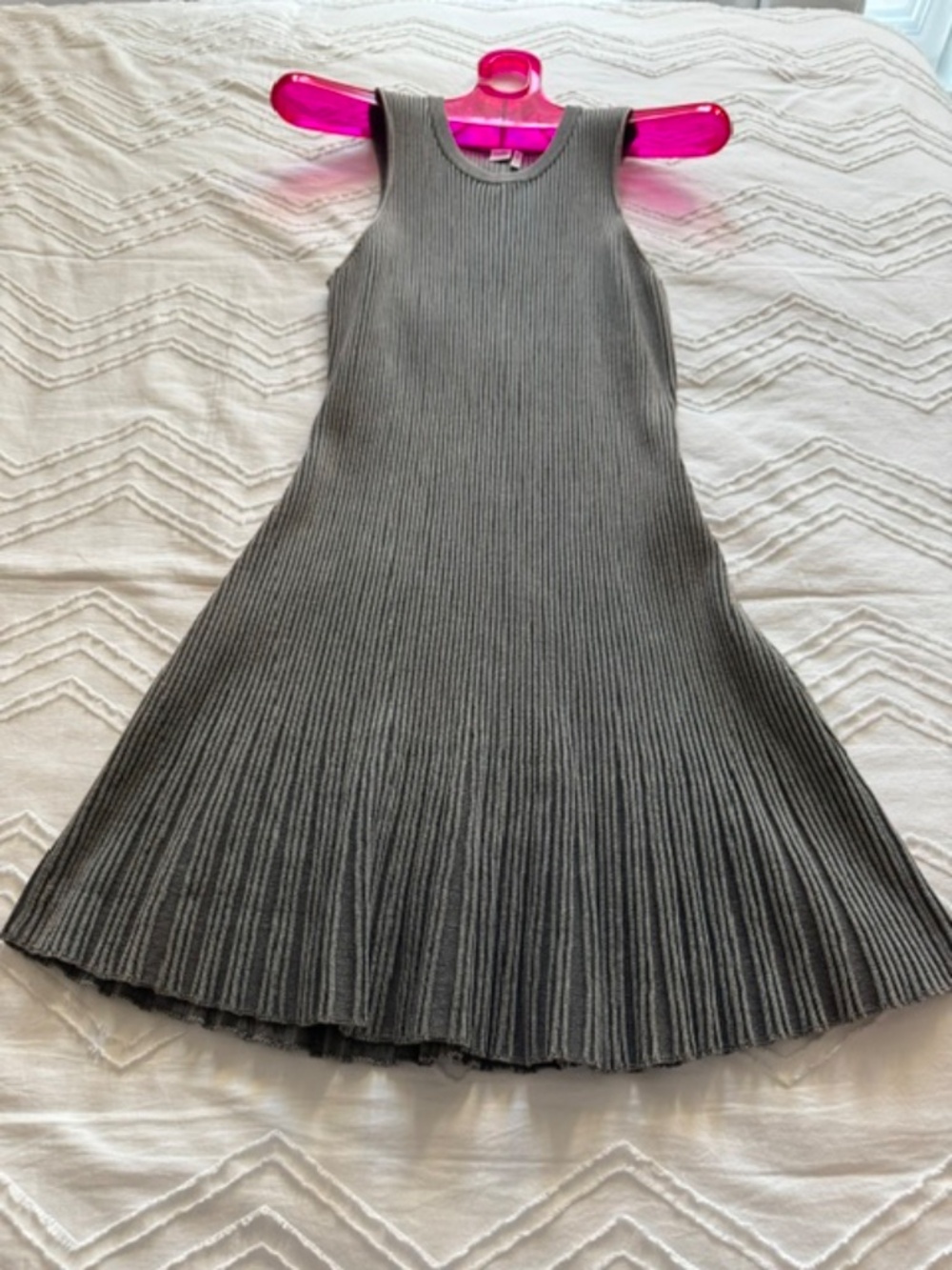 TWIK SIMONS - Jersey Mini Dress - Color Charcoal - Size XL - Picture 2 of 14